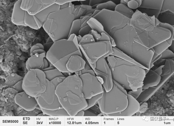 Figura 1 Morfologia microscopica della ceramica al nitruro di boro