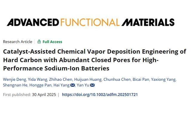 Advanced Materials Published: CIQTEK SEM3200 Assists in the Microscopic Morphology Analysis of Potassium Metal Anode