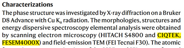 CIQTEK SEM Powers Nature-Published Study on Solid-State Batteries
