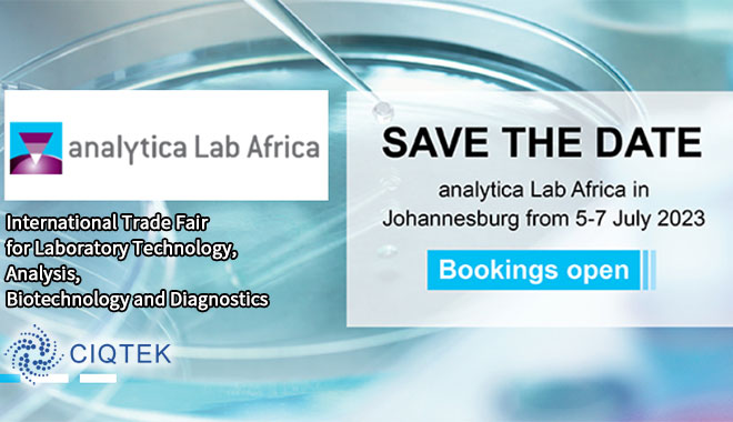 CIQTEK all'Analytica Lab Africa 2023, Johannesburg, Sud Africa