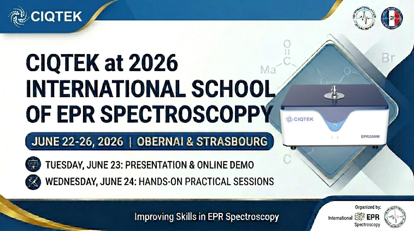 CIQTEK at 2026 International School of EPR Spectroscopy in France
