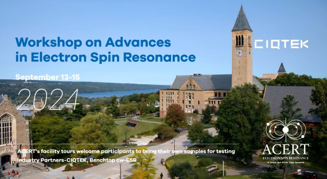 CIQTEK alla National Resource for Advanced Electron Spin Resonance Spectroscopy (ACERT), 13-15 settembre 2024