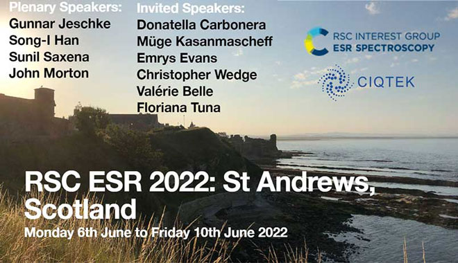 CIQTEK parteciperà all'International RSC ESR 2022 a St Andrews, in Scozia