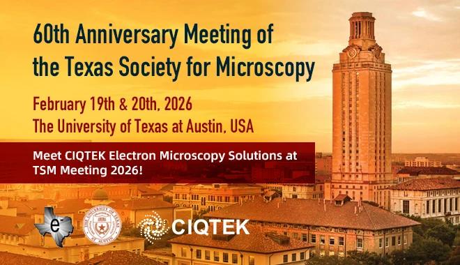 CIQTEK parteciperà al 60° incontro di anniversario della Texas Society for Microscopy (TSM 2026)